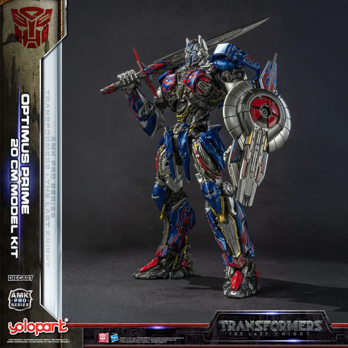 Transformers The Last Knight M5 Optimus Prime Model Kit AMK PRO Series By Yolopark - Image 3
