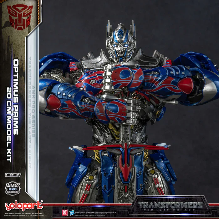 Transformers The Last Knight M5 Optimus Prime Model Kit AMK PRO Series By Yolopark